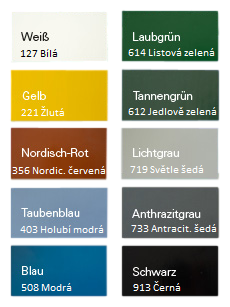 LEINOS 840 Krycí lak odstíny