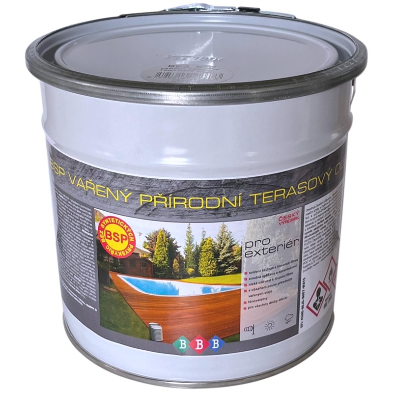 BSP vařený terasový olej - Merbau UV+ 2,7lt