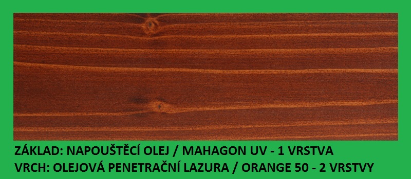 Napouštěcí olej Mahagon UV 0,9lt