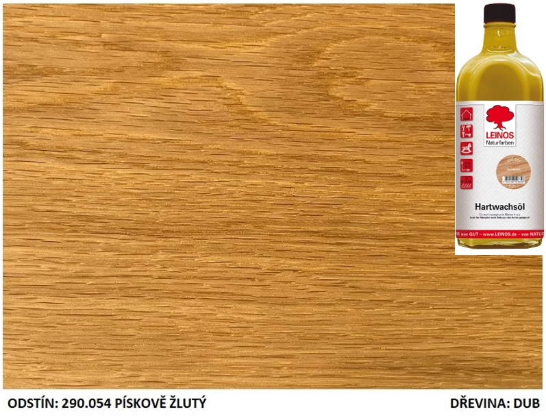 290.054 Tvrdovoskový olej pískově žlutý 0,25lt