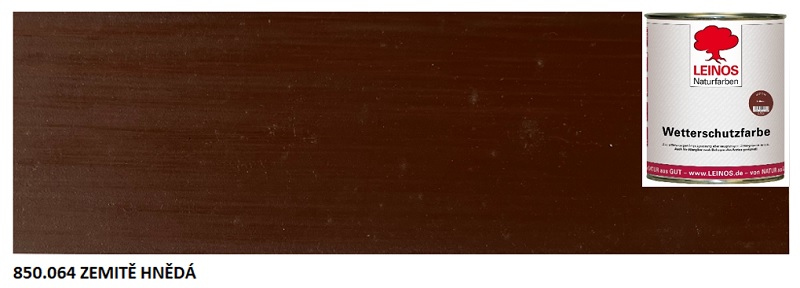 850.064 Venkovní olejová barva Zemitě hnědá 0,75lt