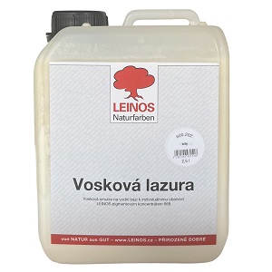 600.202 Vosková lazura bílá 2,5lt